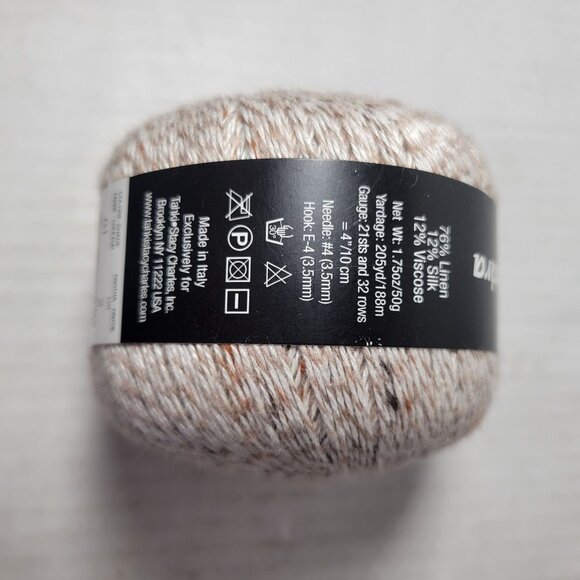 4 Skein Stacy Charles Audra Linen Silk Blend Discontinued DK Weight Yarn Color 1 - Picture 4 of 5